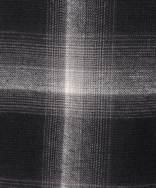 Grand PARK（グランドパーク）の「BROOKLYN OVERALL＜ブルックリンオーバーオーUSAコットンオンブレチェックシャツ＞（シャツ/ブラウス・メンズ・ダークブラウン/ブラウン/ブルー/ブラック・LARGE/MEDIUM）」の11枚目の写真