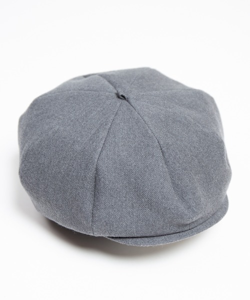 RACAL（ラカル）の「C/W Peach Brushed Calze 8Panel Beret Cas / コットンウールピーチ起毛カルゼ8パネルベレーキャス（キャスケット・メンズ・ブラック/グレー/ベージュ・MEDIUM/LARGE）」の10枚目の写真