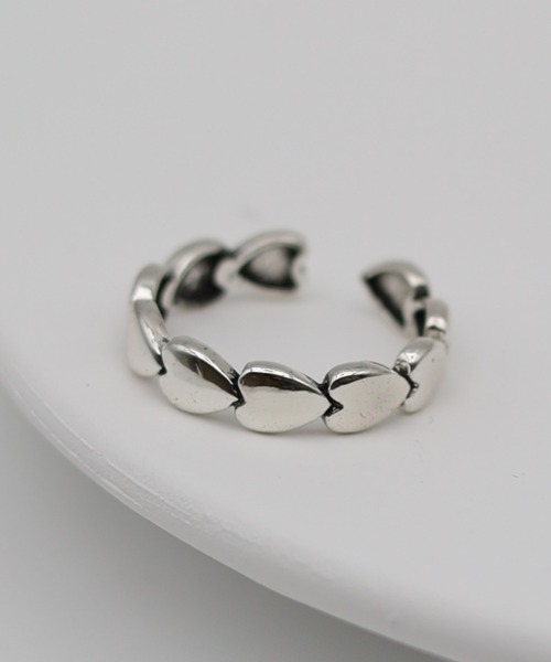 Vini(ヴィニ)の「ハート メタル リング(リング・レディース・シルバー/シルバー系その他/シルバー系その他2・FREE)」の1枚目の写真