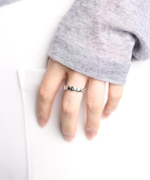 Vini(ヴィニ)の「ハート メタル リング(リング・レディース・シルバー/シルバー系その他/シルバー系その他2・FREE)」の8枚目の写真