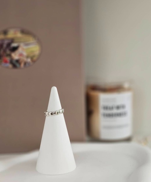 Vini(ヴィニ)の「ハート メタル リング(リング・レディース・シルバー/シルバー系その他/シルバー系その他2・FREE)」の4枚目の写真