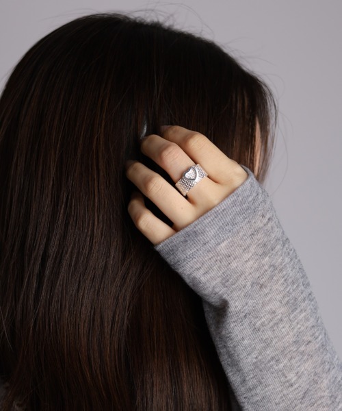 Vini(ヴィニ)の「ハート メタル リング(リング・レディース・シルバー/シルバー系その他/シルバー系その他2・FREE)」の16枚目の写真