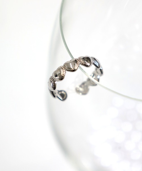 Vini(ヴィニ)の「ハート メタル リング(リング・レディース・シルバー/シルバー系その他/シルバー系その他2・FREE)」の18枚目の写真