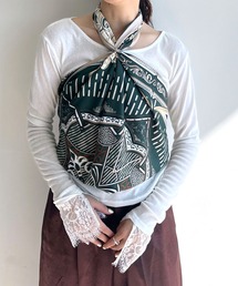 ELLEgirl（エルガール）の「アソート柄大判スカーフ（ネックレス）」