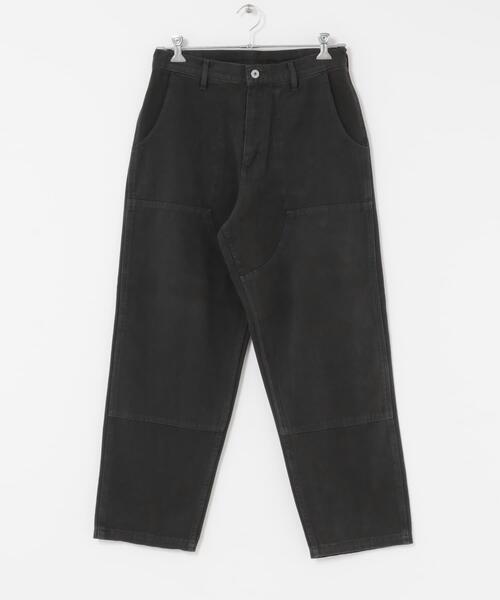 FORK&SPOON（フォークアンドスプーン）の「FORK&SPOON　ガーメントダイツイルダブルニーパンツ（その他パンツ・メンズ・アイボリー/チャコールグレー・4/5）」の3枚目の写真