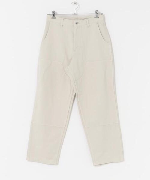 FORK&SPOON（フォークアンドスプーン）の「FORK&SPOON　ガーメントダイツイルダブルニーパンツ（その他パンツ・メンズ・アイボリー/チャコールグレー・4/5）」の18枚目の写真