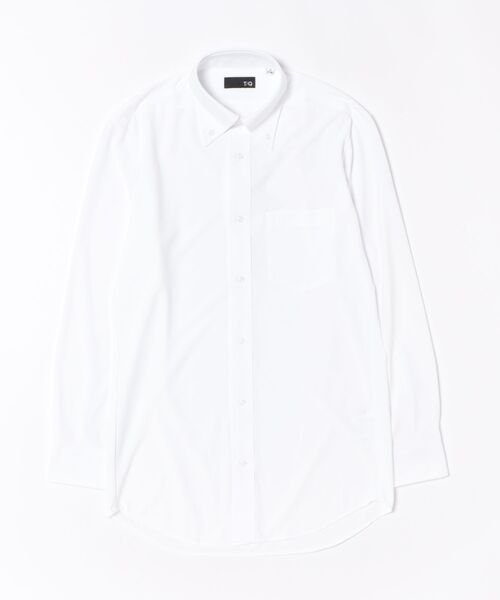 TAKA-Q(タカキュー)の「ワイシャツ メンズ ストレッチ 吸水速乾 ノンアイロン ボタンダウン 長袖 ビジネス ドレス NEWスタンダードフィット(ビジネスシャツ・メンズ・ホワイト・首回り39cm-裄丈80cm/首回り39cm-裄丈84cm/首回り41cm-裄丈82cm/首回り41cm-裄丈86cm/首回り43cm-裄丈82cm/首回り43cm-裄丈86cm/首回り37cm-裄丈80cm/首回り45cm-裄丈86cm)」の4枚目の写真