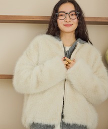 niko and... | フサフサアソートファーブルゾン(ブルゾン)