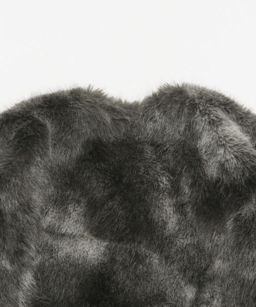 niko and...（ニコアンド）の「フサフサアソートファーブルゾン（ブルゾン・レディース・グレー/ブラウン/ライトグレー・MEDIUM/LARGE）」の11枚目の写真