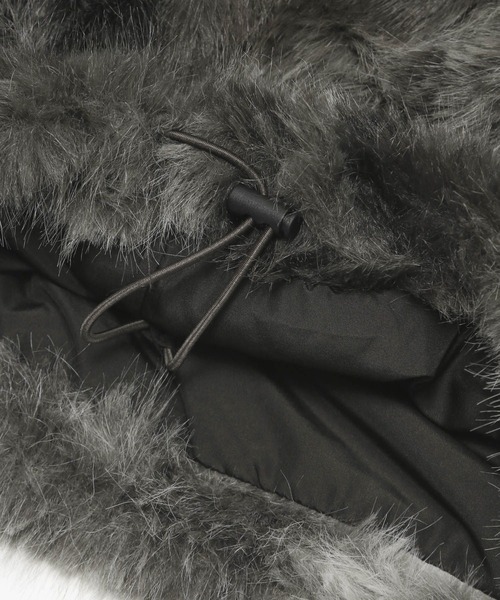 niko and...（ニコアンド）の「フサフサアソートファーブルゾン（ブルゾン・レディース・グレー/ブラウン/ライトグレー・MEDIUM/LARGE）」の15枚目の写真