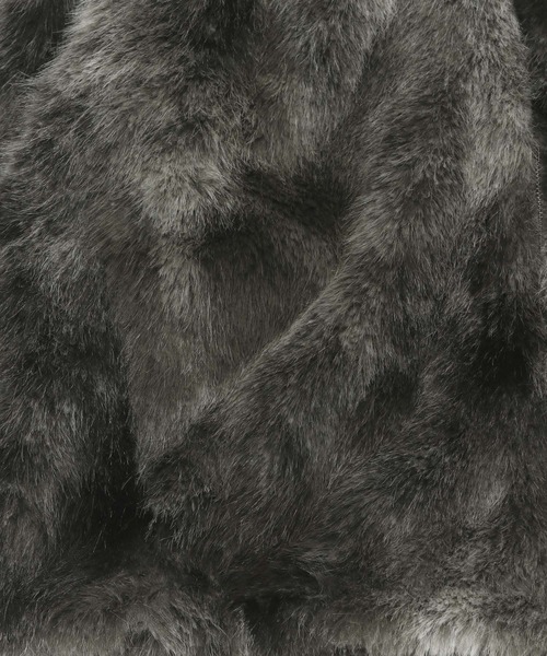 niko and...（ニコアンド）の「フサフサアソートファーブルゾン（ブルゾン・レディース・グレー/ブラウン/ライトグレー・MEDIUM/LARGE）」の17枚目の写真