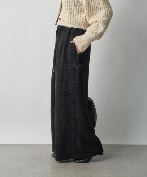 RIVE DROITE（リヴドロワ）の「【旬のスタイルを叶える】カットツイードワイドパンツ（その他パンツ・レディース・オフホワイト/ブラック・38/36）」の22枚目の写真