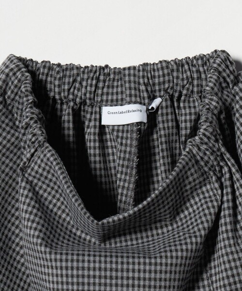 green label relaxing（グリーンレーベルリラクシング）の「チェック スカパン（ブラック）/ キッズ  120cm-160cm（その他パンツ・キッズ・ブラック・120cm/130cm/140cm/150cm/160cm）」の13枚目の写真