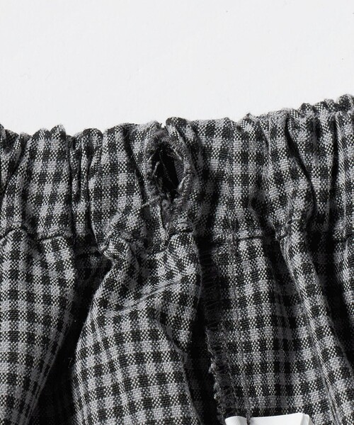 green label relaxing（グリーンレーベルリラクシング）の「チェック スカパン（ブラック）/ キッズ  120cm-160cm（その他パンツ・キッズ・ブラック・120cm/130cm/140cm/150cm/160cm）」の15枚目の写真