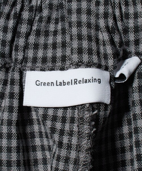 green label relaxing（グリーンレーベルリラクシング）の「チェック スカパン（ブラック）/ キッズ  120cm-160cm（その他パンツ・キッズ・ブラック・120cm/130cm/140cm/150cm/160cm）」の17枚目の写真
