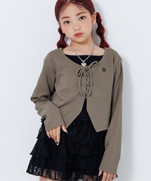 algy | レースアップレイヤード風トップス(Tシャツ/カットソー)