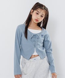 algy | レースアップレイヤード風トップス(Tシャツ/カットソー)