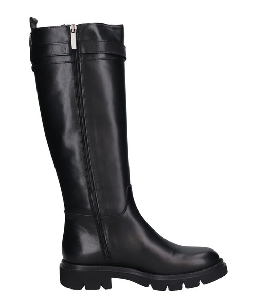 inter-chaussures(インターショシュール)の「【INTER-CHAUSSURES】ラウンドトウトラックソールロングブーツ(I53212)(ブーツ・レディース・ブラック・38/37/36/35)」の5枚目の写真