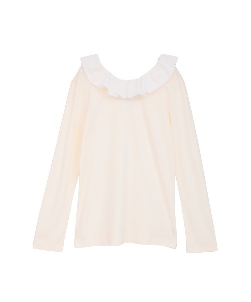 2WAY FRILL NECK CUT TOPS（Tシャツ/カットソー）｜MANOF（マノフ）の