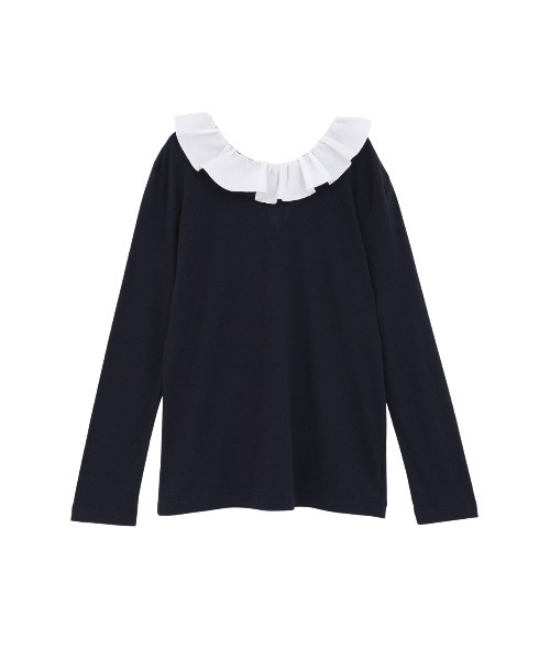 2WAY FRILL NECK CUT TOPS（Tシャツ/カットソー）｜MANOF（マノフ）の