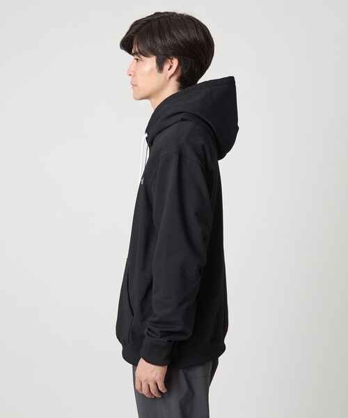 THE NORTH FACE(ザノースフェイス)の「<THE NORTH FACE>スモール ロゴ スウェット フーディ(パーカー・メンズ・ブラック/グレー系・M/XL/L)」の7枚目の写真