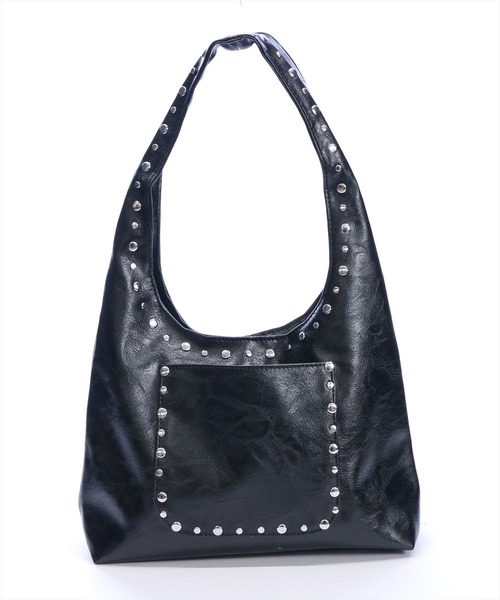 clear（クリア）の「スタッズワンハンドルバッグ［Y2K カジュアル 着回し力抜群］（ハンドバッグ・レディース・ブラウン/ブラック/アイボリー・F）」の15枚目の写真