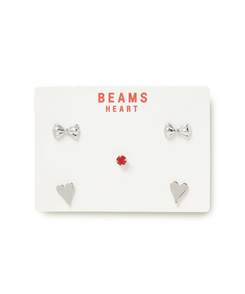 BEAMS HEART(ビームスハート)の「メタル 5セット ピアス(ピアス(両耳用)・レディース・ゴールド/シルバー・ONE SIZE)」の1枚目の写真