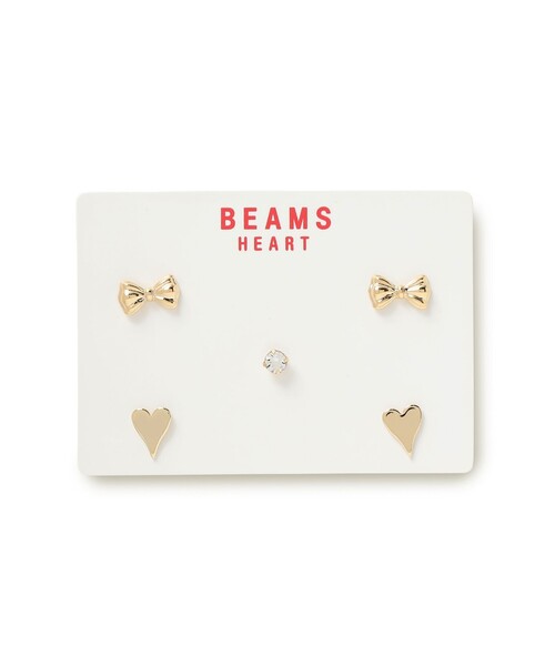 BEAMS HEART(ビームスハート)の「メタル 5セット ピアス(ピアス(両耳用)・レディース・ゴールド/シルバー・ONE SIZE)」の2枚目の写真
