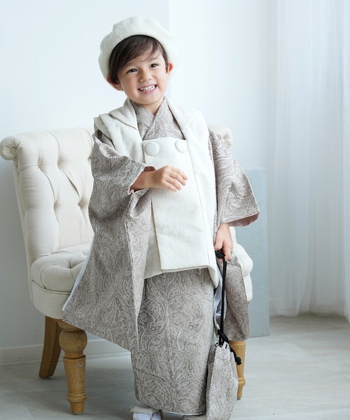 utatane 七五三　3歳　男の子　被布　ウタタネ セール】七五三3歳用被布コートセット 男の子 utatane