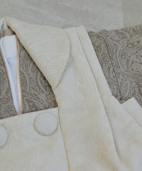 七五三3歳用被布コートセット 男の子 utatane ジャガード