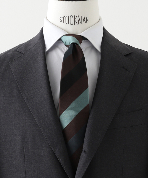 Holliday & Brown(ホリデー & ブラウン) レジメンタル ストライプ タイ