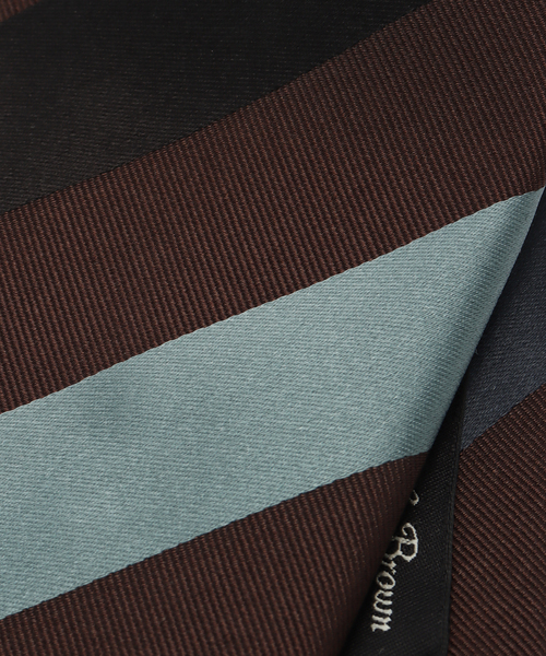 Holliday & Brown(ホリデー & ブラウン) レジメンタル ストライプ タイ