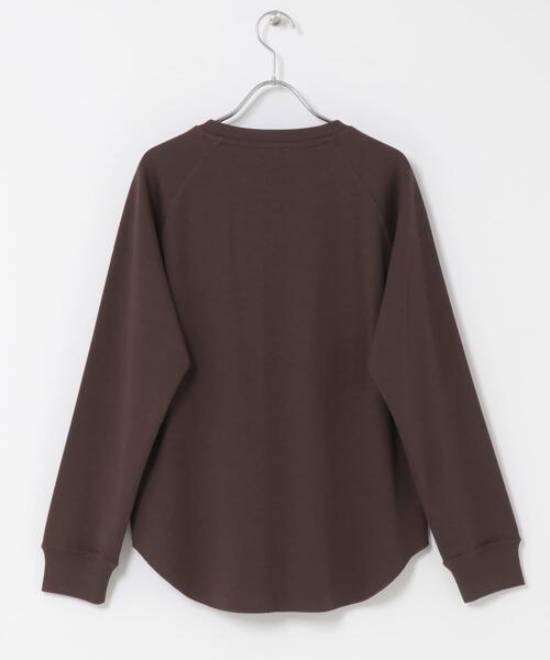 URBAN RESEARCH DOORS(アーバンリサーチドアーズ)の「『一部WEB限定カラー』ソフトフライスプルオーバー(Tシャツ/カットソー・レディース・ブラウン/チャコールグレー/ブラック/ライトベージュ・MEDIUM)」の18枚目の写真