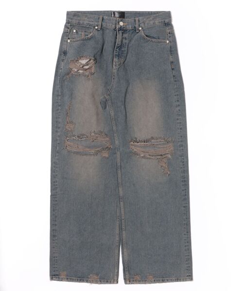 セール】SIS/エスアイエス/Damage Denim Pants（デニムパンツ）｜SIS