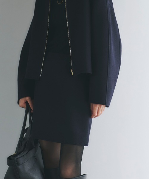 リバーウールミニスカート（スカート）｜anuans（アニュアンス）の