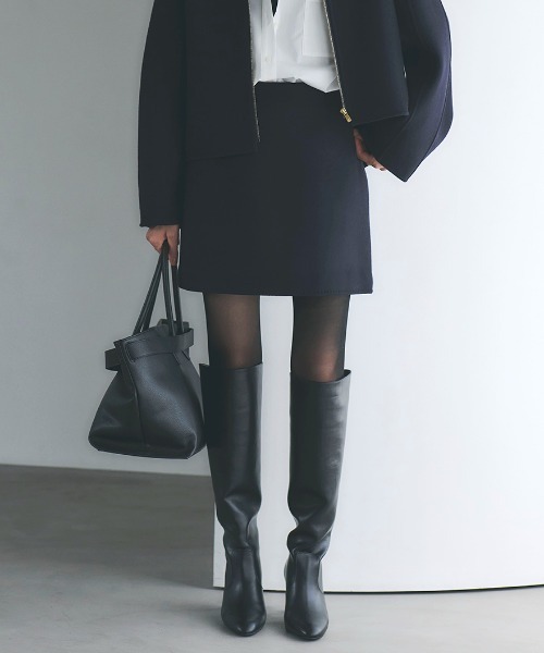 リバーウールミニスカート（スカート）｜anuans（アニュアンス）の