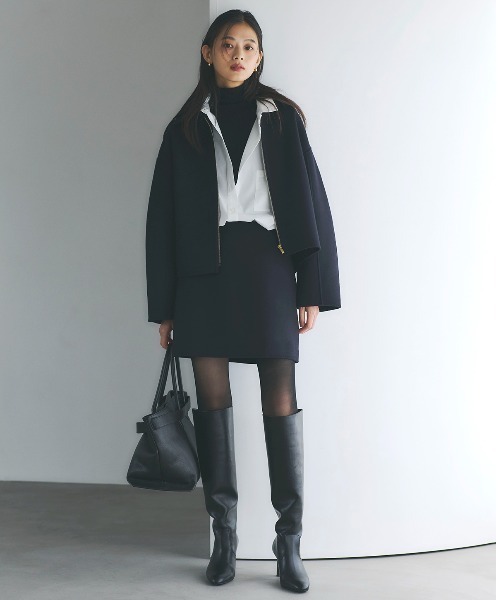 anuans リバーウールミニスカート リバーウールミニスカート（スカート）｜anuans（アニュアンス）の