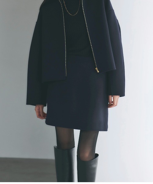 リバーウールミニスカート（スカート）｜anuans（アニュアンス）の