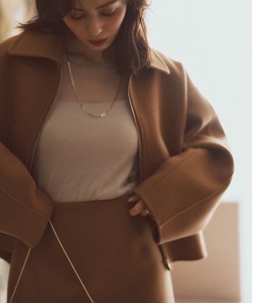 リバーウールミニスカート（スカート）｜anuans（アニュアンス）の