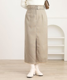 FUNALIVE（ファンアライブ）の「チェックツイードタイトスリットスカート（スカート）」