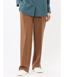 m.f.editorial（エムエフエディトリアル）の「【ストレッチ UVカット】m.f.エディトリアル レディース ワンタック ワイドパンツ（スラックス）」