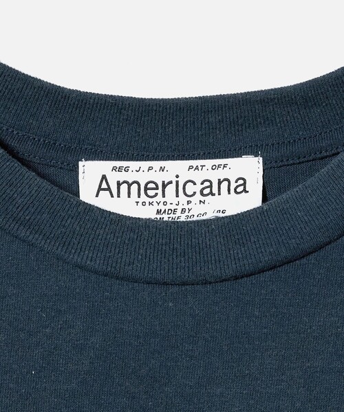 AMERICANA（アメリカーナ）の「＜Americana＞ロゴプリントTシャツ（T
