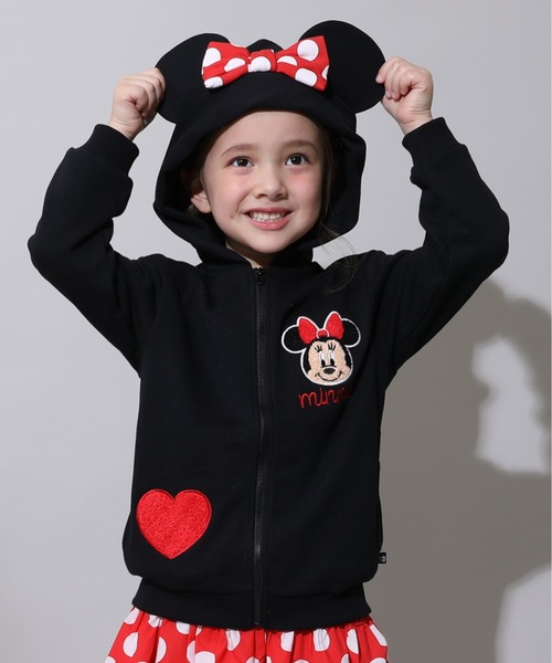 Disney（ディズニー）の「ディズニー キャラクター なりきる サガラワッペンジップパーカー 0912K（パーカー・キッズ・ブラック×レッド/その他14/オフホワイト/その他9・90cm/100cm/110cm/120cm/130cm）」の3枚目の写真