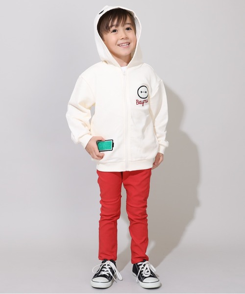 Disney（ディズニー）の「ディズニー キャラクター なりきる サガラワッペンジップパーカー 0912K（パーカー・キッズ・ブラック×レッド/その他14/オフホワイト/その他9・90cm/100cm/110cm/120cm/130cm）」の7枚目の写真