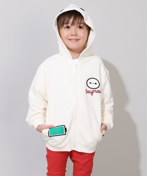 Disney（ディズニー）の「ディズニー キャラクター なりきる サガラワッペンジップパーカー 0912K（パーカー・キッズ・ブラック×レッド/その他14/オフホワイト/その他9・90cm/100cm/110cm/120cm/130cm）」の10枚目の写真