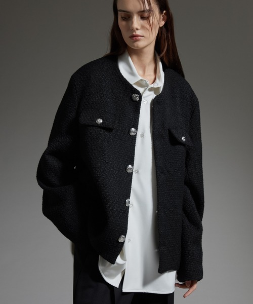 cussil（クシル）の「【cussil/クシル】ノーカラーデザイン