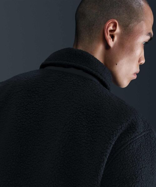 NIKE（ナイキ）の「ナイキ スポーツウェア クラブ メンズ ハイパイル フリース コーチ ジャケット / Nike Sportswear Club Men's High-Pile Fleece Coaches Jacket HV1430-010 Black（ブルゾン・メンズ・ブラック・S/M/L/XL/2XL）」の20枚目の写真