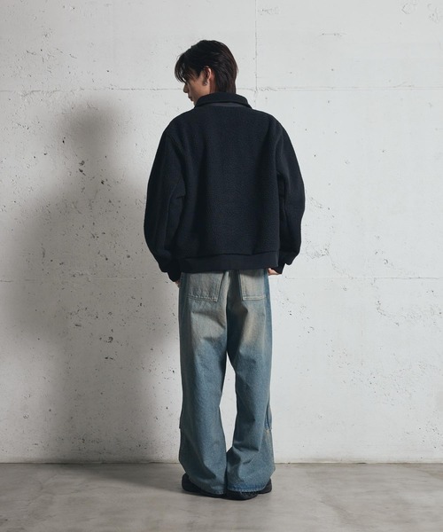 NIKE（ナイキ）の「ナイキ スポーツウェア クラブ メンズ ハイパイル フリース コーチ ジャケット / Nike Sportswear Club Men's High-Pile Fleece Coaches Jacket HV1430-010 Black（ブルゾン・メンズ・ブラック・S/M/L/XL/2XL）」の8枚目の写真