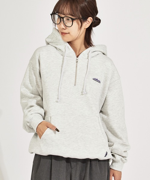 THOUSAND MILE/サウザンドマイル HALF ZIP PARKER スウェット生地