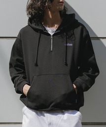 THOUSAND MILE | THOUSAND MILE/サウザンドマイル HALF ZIP PARKER スウェット生地 ブランドロゴ ハーフジップパーカー(パーカー)